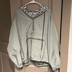 Sage green windbreaker Size 2xl